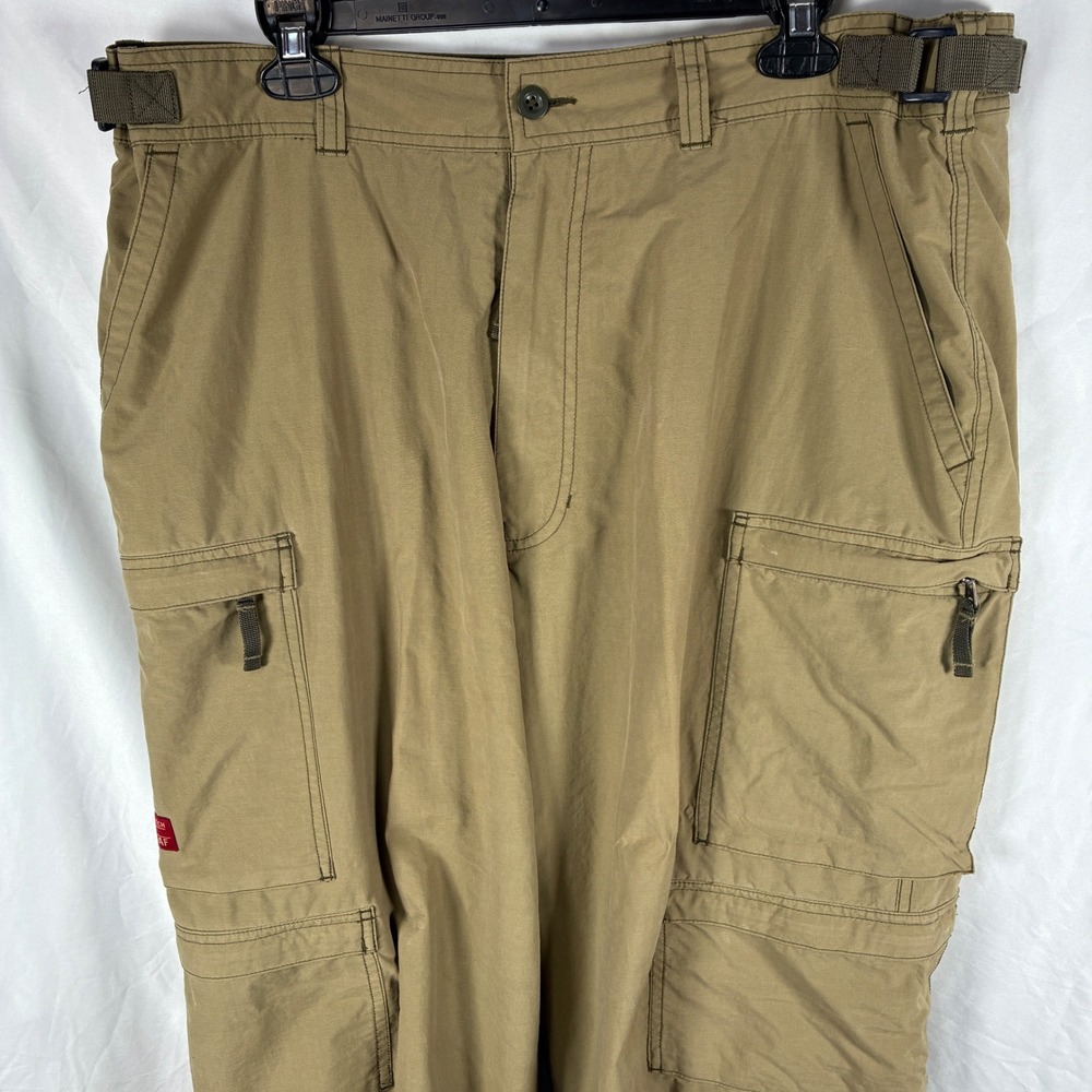 Vintage Abercrombie Fitch Cargo Pants Mens XL (38x31) T-2083 Paratrooper Y2K - Picture 6 of 16
